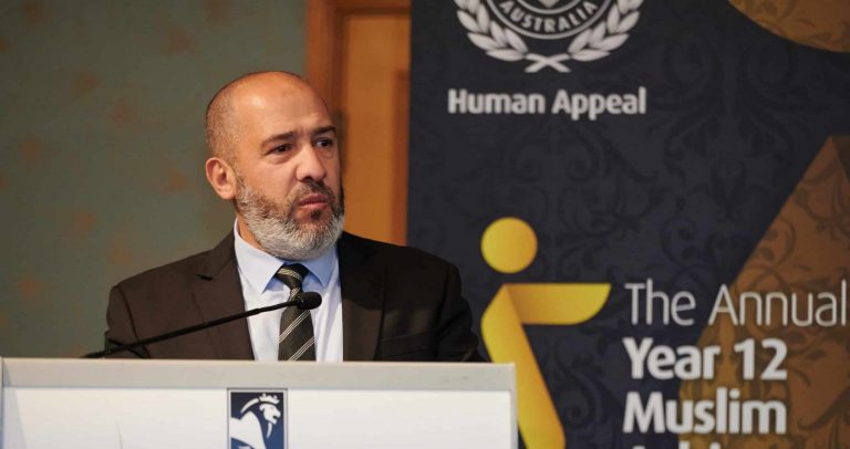 Dr. Rateb Jneid President of the Australian Federation of Islamic Councils at Year 12 Achievement Awards Perth 1536x812