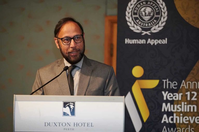 Mr. Abdullah Khan Principle of Australian Islamic College at Year 12 Muslim Achievement Awards at Perth 1536x1022