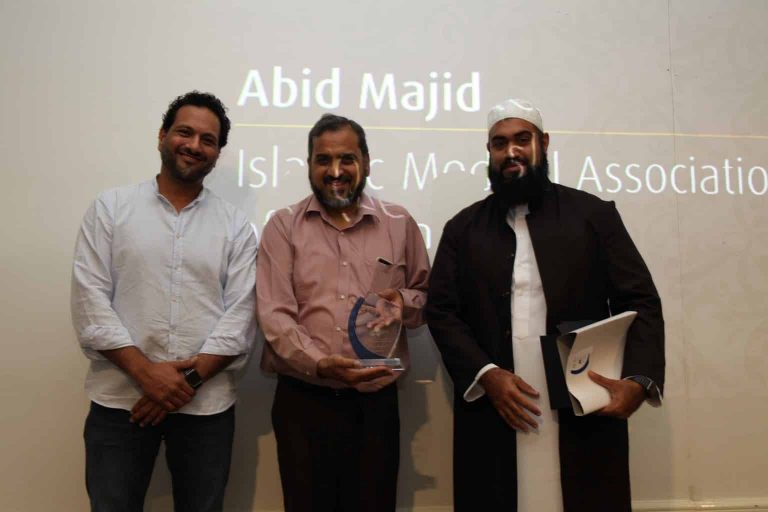 Muhsin Alli Babyhood Dr Abid Majid Secretary of Islamic Medical Association of Queensland Imam Akram Buksh Human Appeal 1536x1024