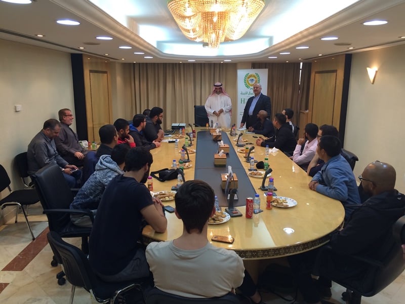 06 248 briefing by the ceo of human appeal international emirates in ajman uae