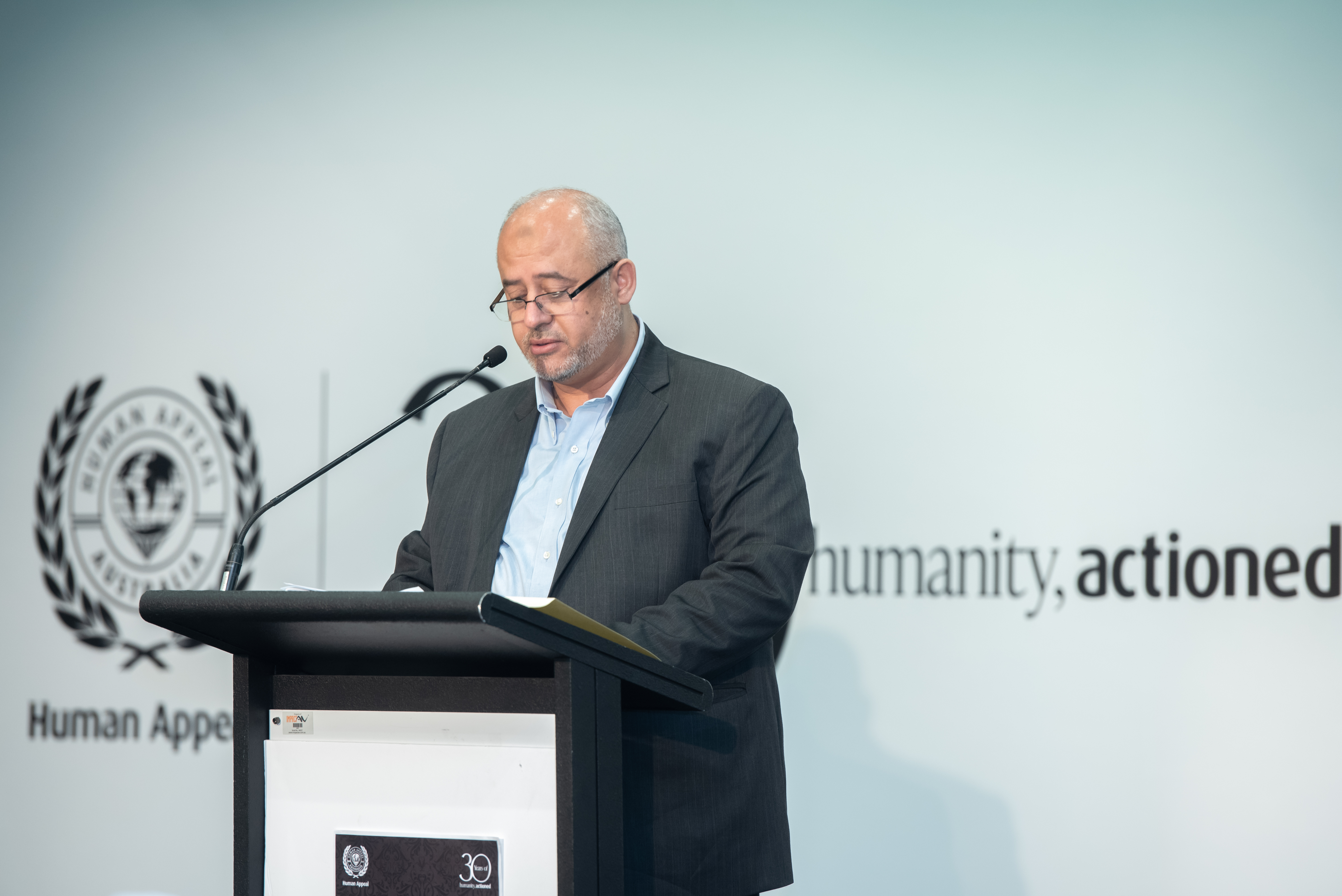 Mr Bashar Al Jamal Director Of Human Appeal Australia At HAA Year 12 Achievement Awards 2022 Sydney