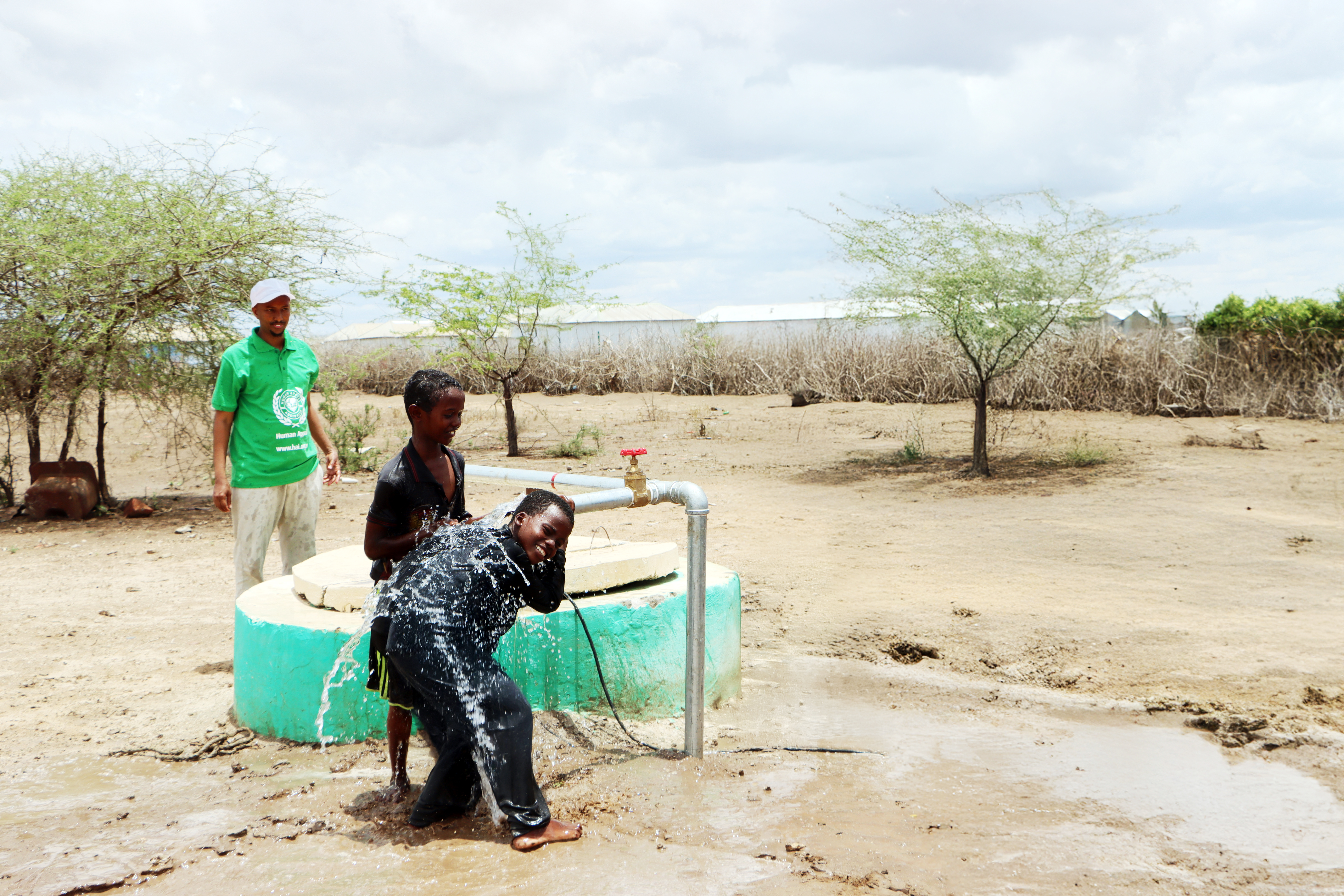 Water well project providing clean water to a rural community
