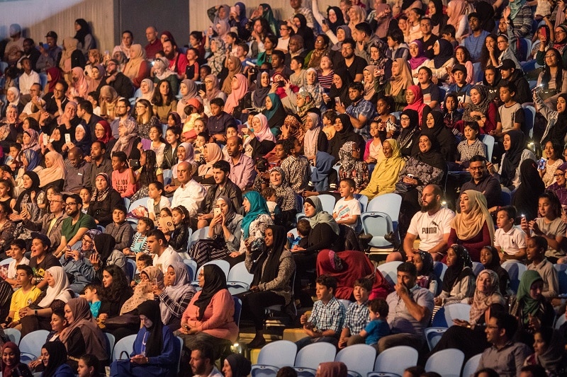 Sounds of Light Concert 2017 audience in Melbourne