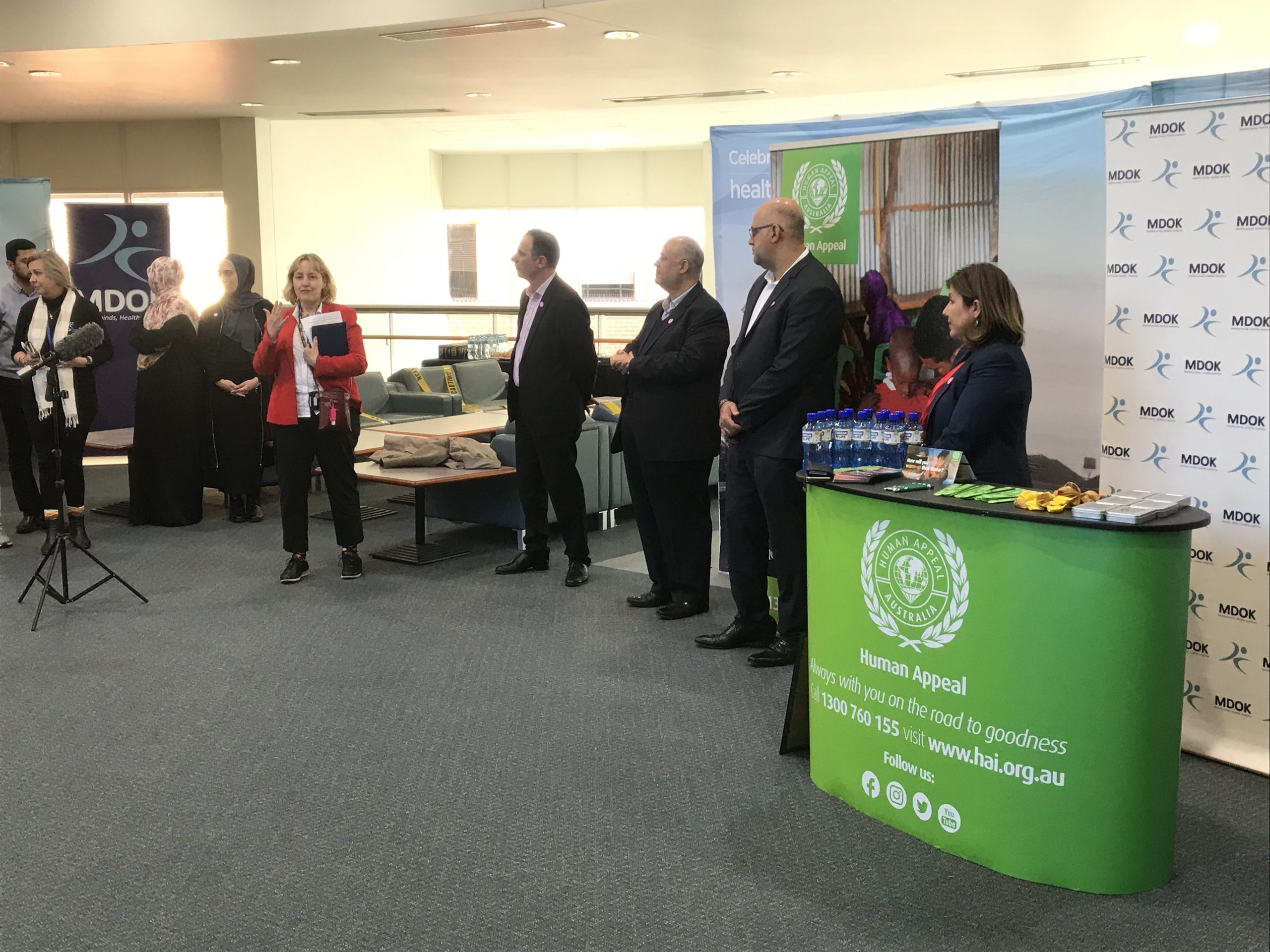 Human Appeal Australia organised a lunch for the doctors at Canterbury hospital