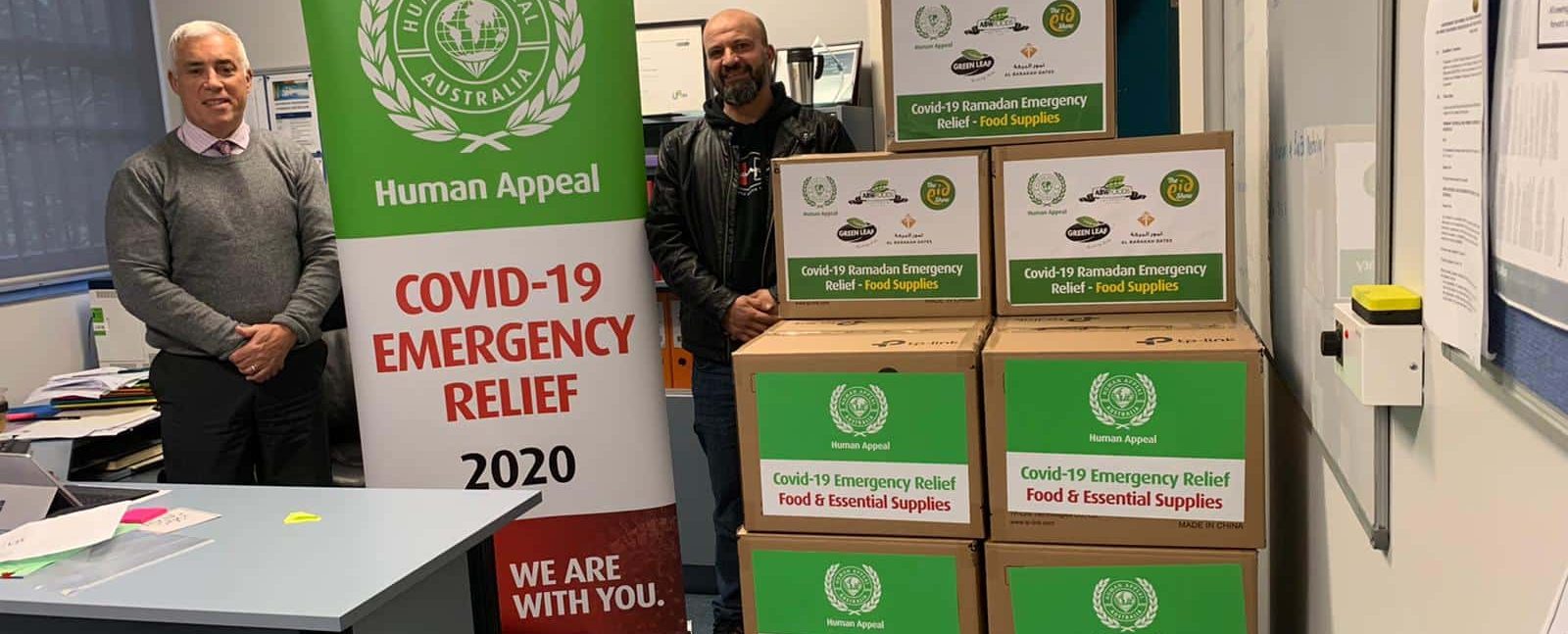 Delivers much needed food parcels to local communities