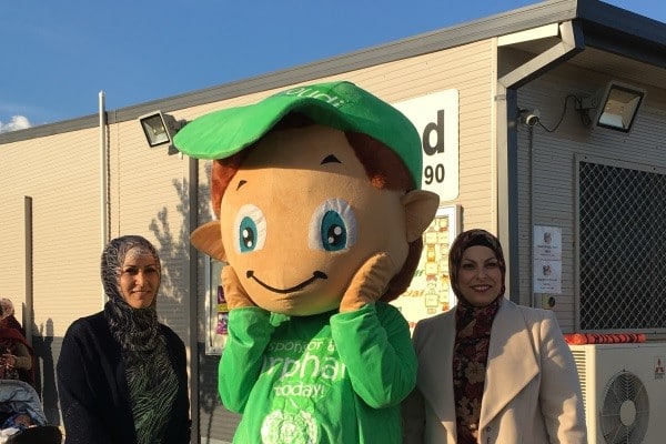 HAMOUDY THE HUMAN APPEAL AUSTRALIA MASCOT VISITS MALEK FAHAD ISLAMIC SCHOOL