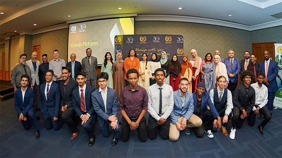 Year 12 Muslim Achiement Awards recipients 2021 along with Human Appeals team and VIP guests at Perth scaled