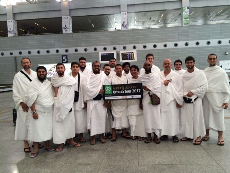 02 030 Tour group on Jeddah Airport on the way to performing the minor pilgrimage Umrah
