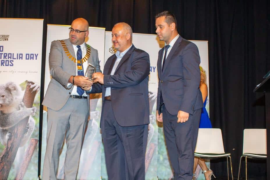 Mayor Khal Asfour HAA Director Bashar Al Jamal Deputy Mayor Bilal El Hayek