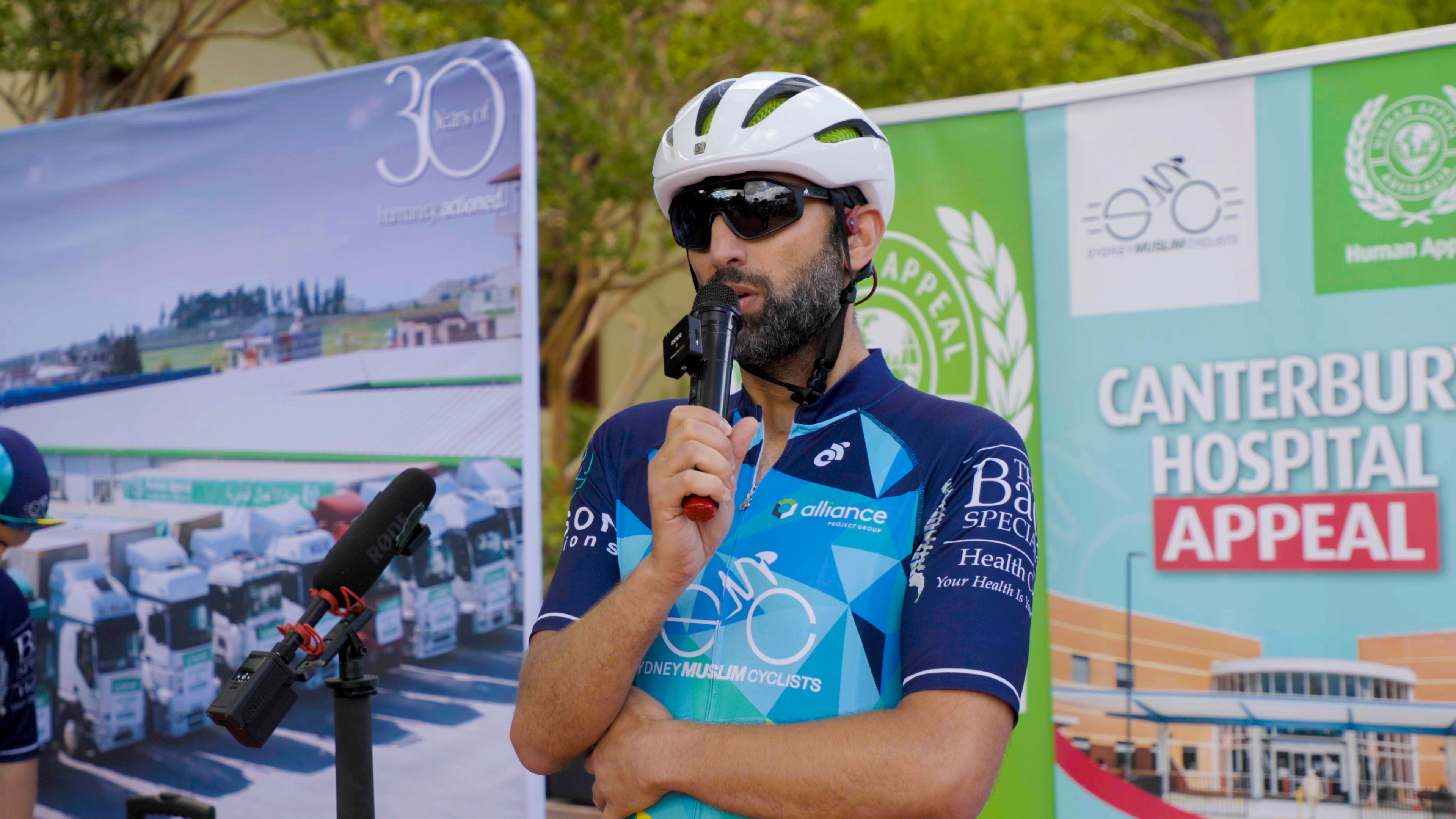 Furat Sultan At Human Appeal Australia & Sydney Muslim Cyclists Fundraising For Canterbury Hospital Event 2022