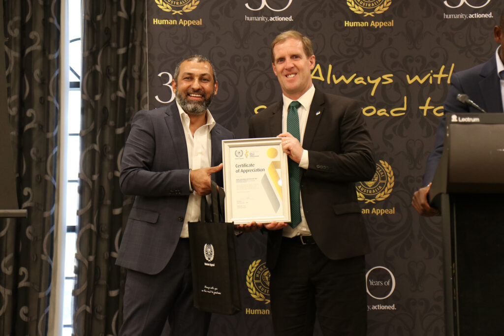 Ali Kadir And Hon Stephen Patterson MP At HAA Year 12 Muslim Achievement Awards 2023 In Adelaide