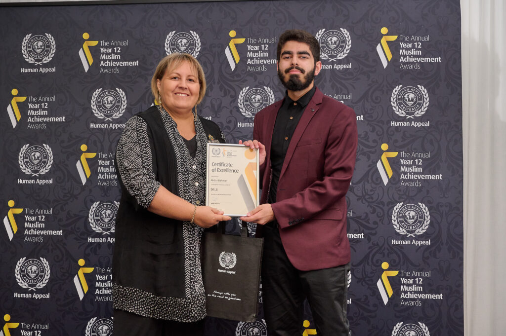 Hon Mayor Of Gosnells Terresa Lynes Presenting The Awards To The Students At HAA Year 12 Muslim Achievement Awards 2023 In Perth