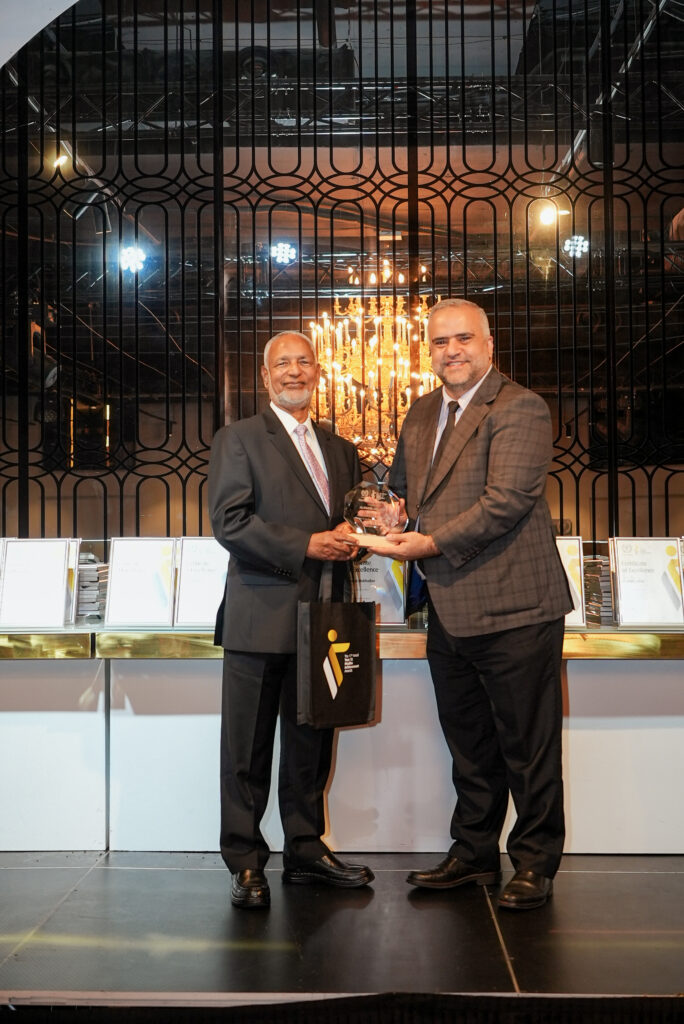 NSW Awards Issam Chaouk Director Of Projects HAA And Dr Intaj Ali Al Faisal College