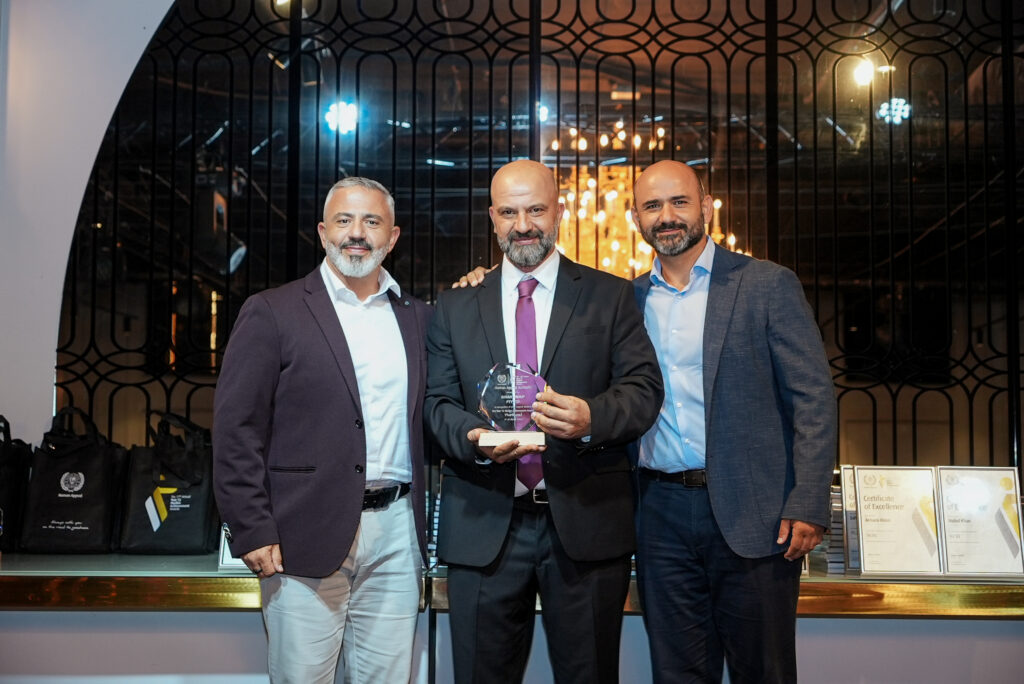 NSW Awards Platinum Sposnors; Binah Directors; Khalil Hafza And Amen Zoabi With Amin El Bureeny HAA